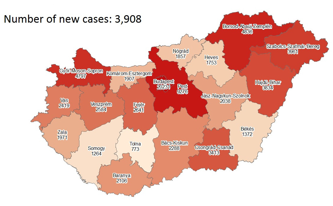 Coronavirus: Active Cases Stand At 54,539 With 51 New Deaths In Hungary