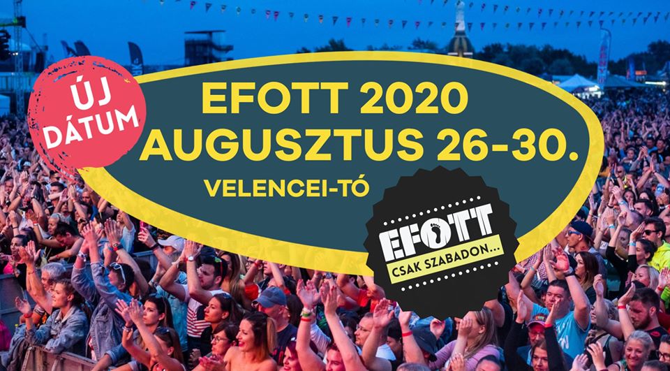 Cancelled: EFOTT Festival, Lake Velence, Hungary 26 - 30 August