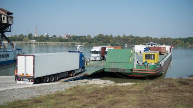 Esztergom Freight Ferry Running Again