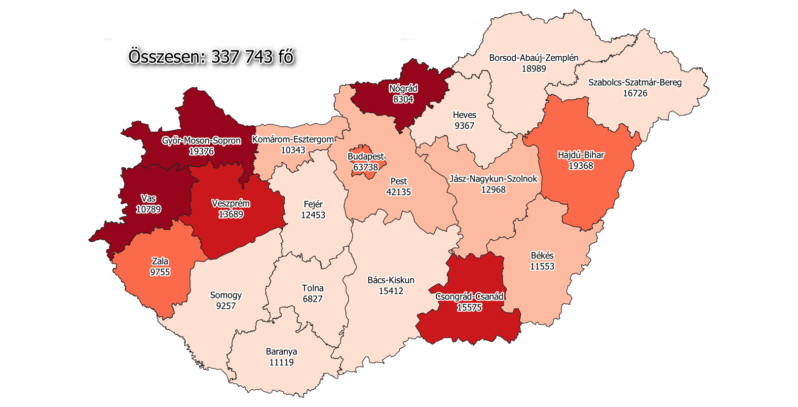 Covid Update: 140,854 Active Cases, 115 New Deaths In Hungary