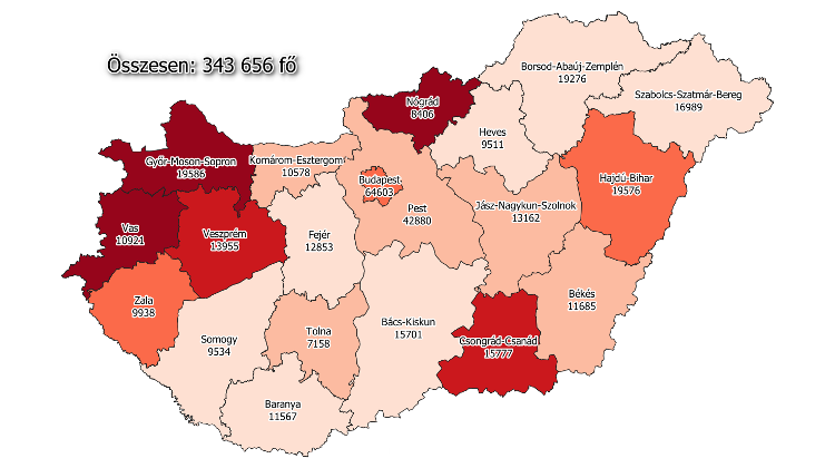 Covid Update: 128,959 Active Cases, 77 New Deaths In Hungary