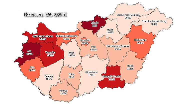 Covid Update: 87,829 Active Cases, 78 New Deaths In Hungary