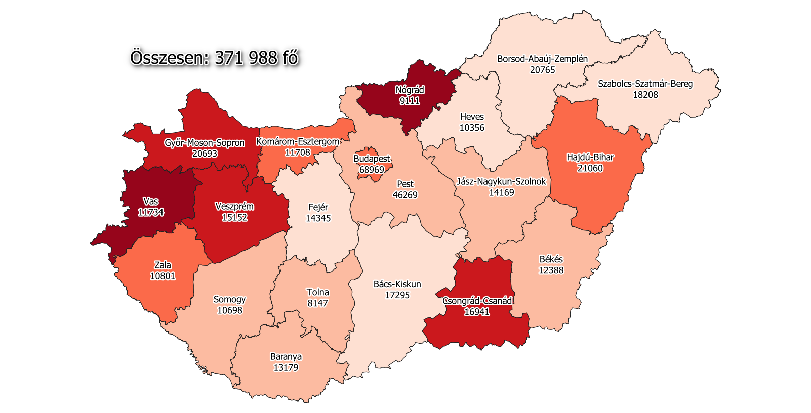 Covid Update: 84,848 Active Cases, 93 New Deaths In Hungary