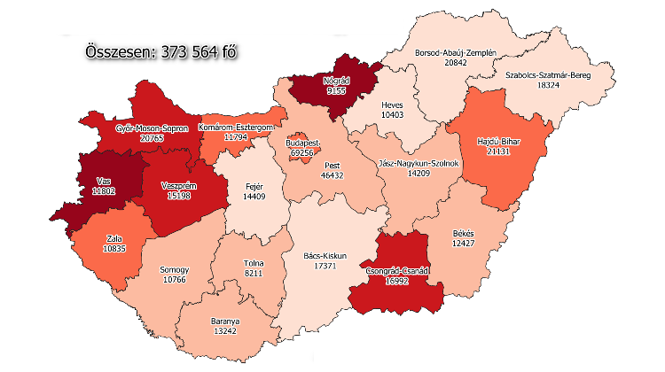 Covid Update: 84,870 Active Cases, 98 New Deaths In Hungary
