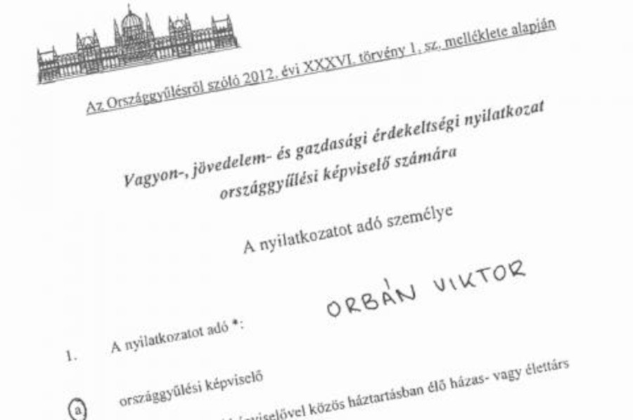 Hungarian Opinion: MPs’ Annual Asset Declarations Published
