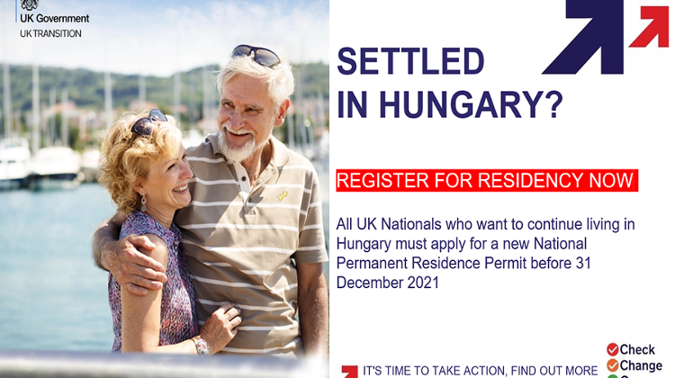 UK Nationals in Hungary Have One Month Left to Apply for Residency