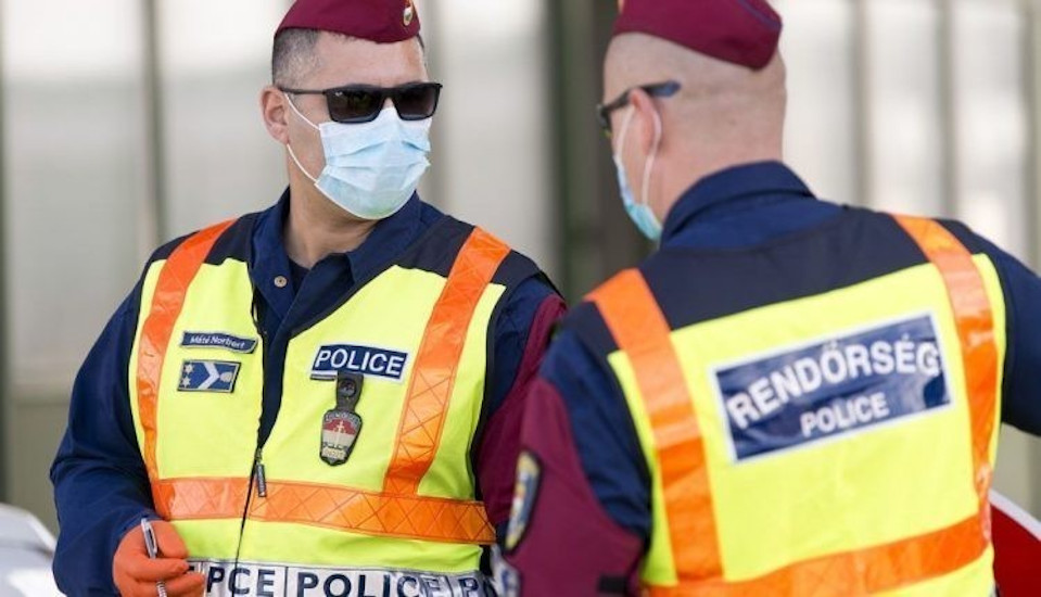 Police Crackdown On Lockdown Violations In Budapest