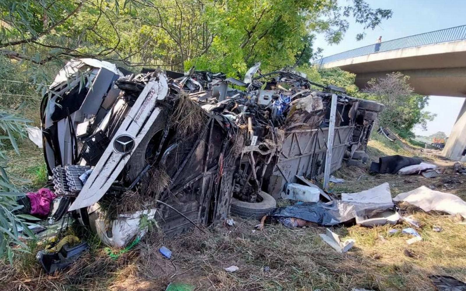 Watch: Eight Killed in M7 Bus Crash in Hungary
