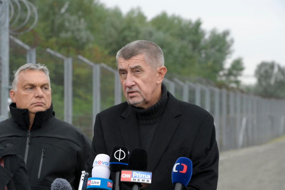 PM Orbán Inspects Hungary's Southern Border With Czech PM Babiš