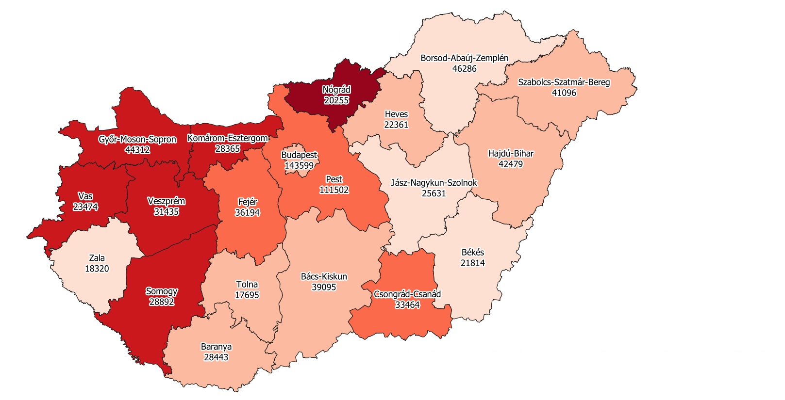 Covid Fatality Rate in Hungary Falls to Five