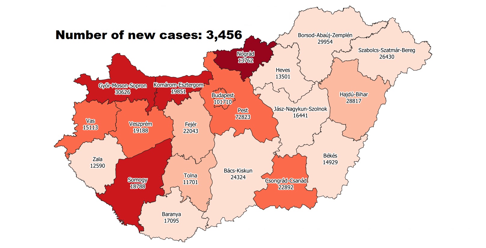 Covid Update: 156,096 Active Cases 195 New Deaths In Hungary