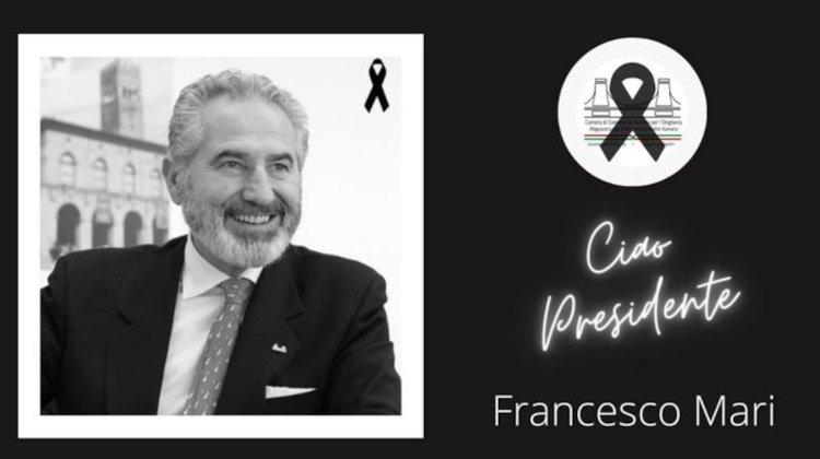 RIP President Mari Of Italian Chamber In Hungary