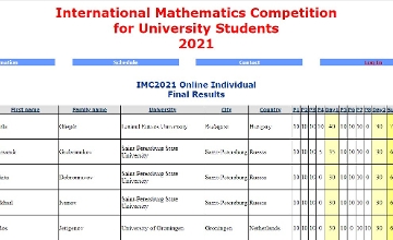 Hungarian Wins Int’l Maths Competition For University Students