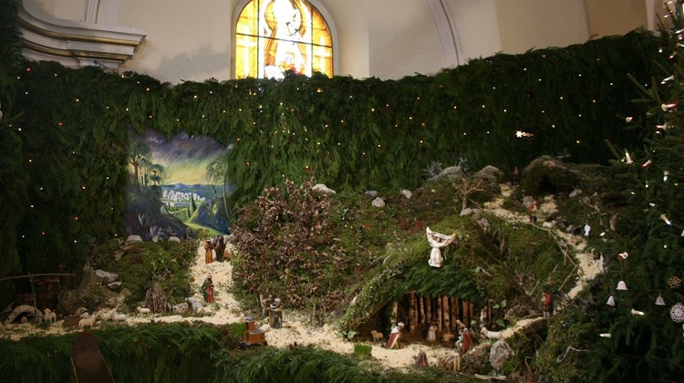 Watch: Hungarians Build one of Europe's Largest Nativity Scenes