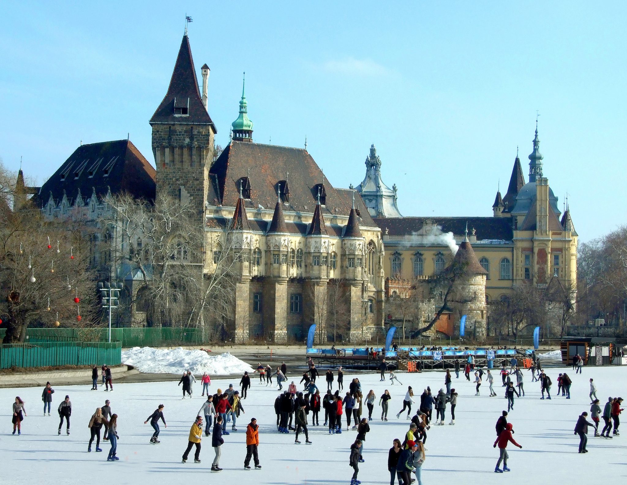 Budapest City Park Ice Rink Reopened