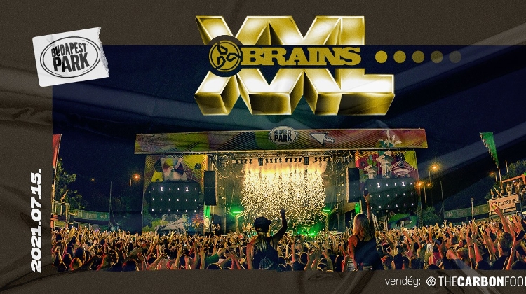 Brains Concert, Guest The Carbonfools, Budapest Park, 15 July