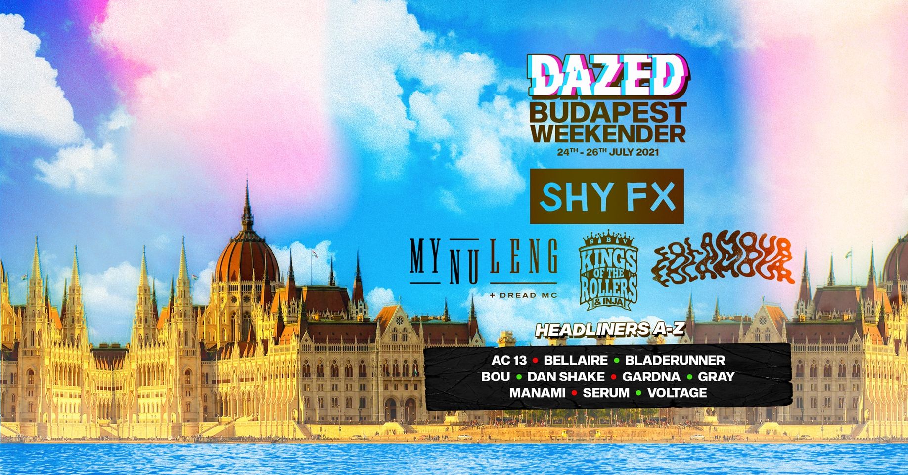 Dazed Budapest Weekender, Budapest City Centre, 24 – 27 July