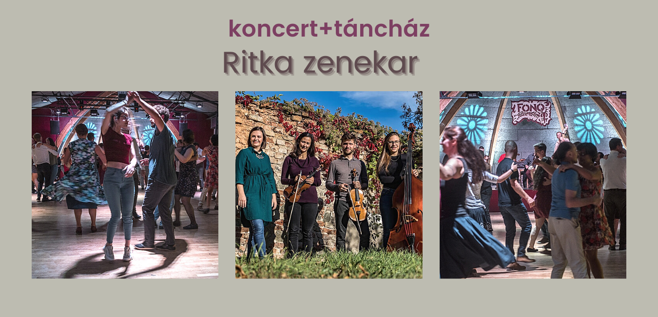 Concert+Dance House with Ritka Band, Fonó Budapest, 30 July