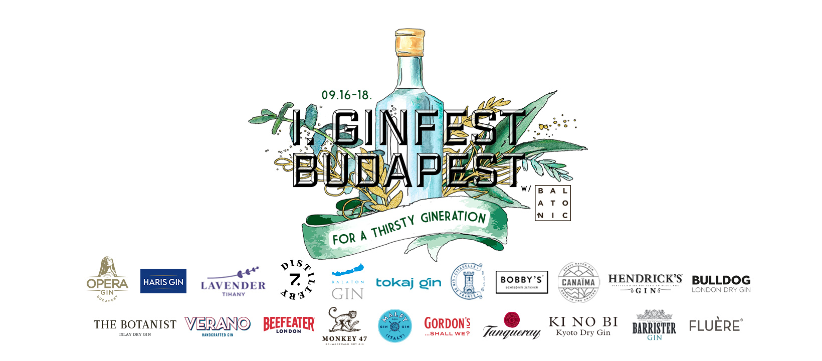 GinFest Budapest, 16 – 18 September