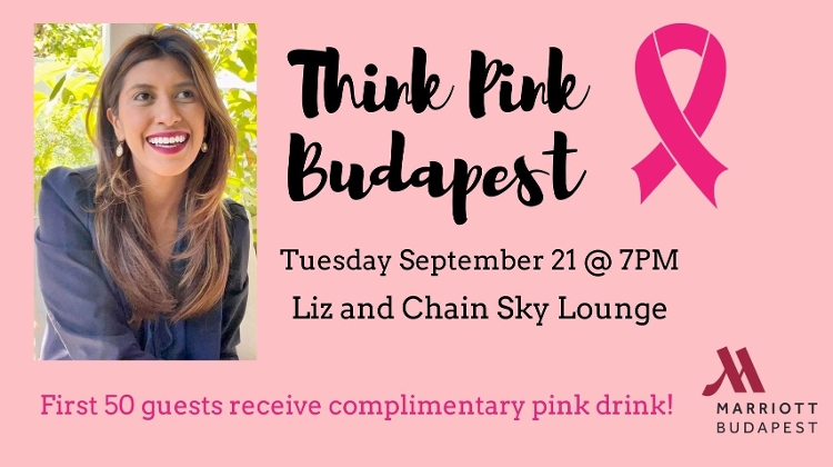 Think Pink Budapest, Liz and Chain Sky Lounge, 21 September