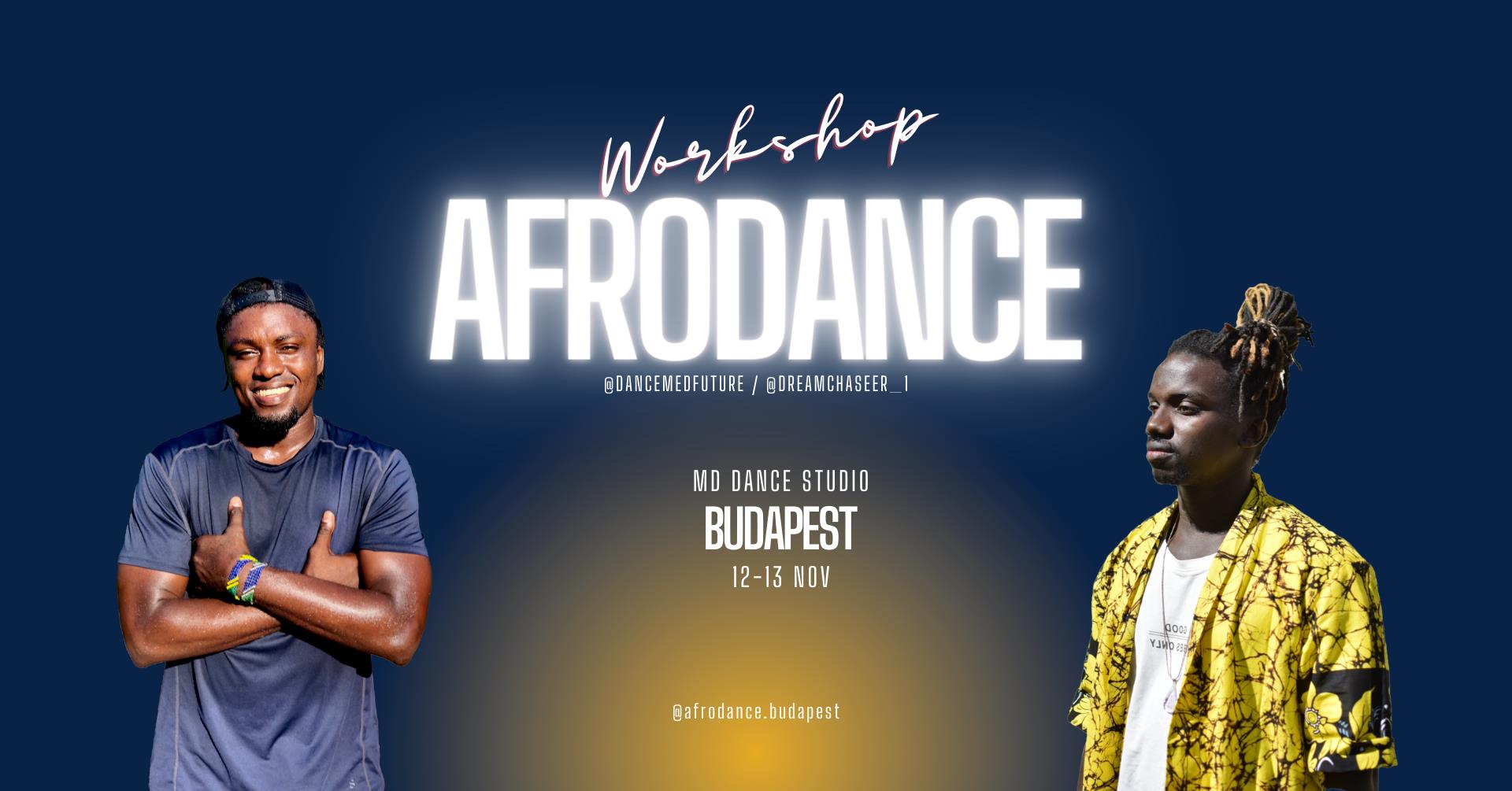 Afrodance Workshop, MD Dance Studio Budapest, 12 – 13 November