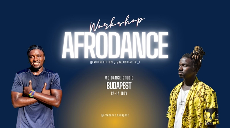 Afrodance Workshop, MD Dance Studio Budapest, 12 – 13 November