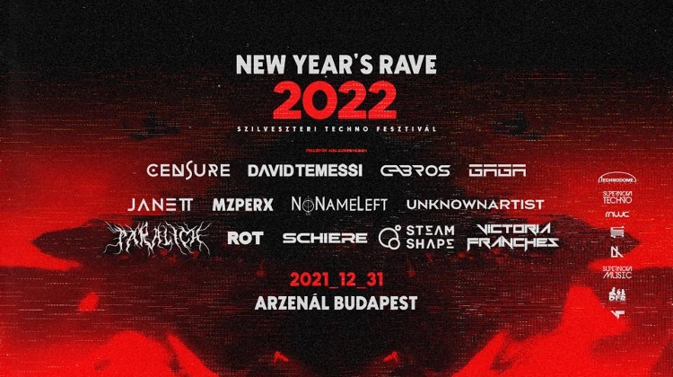 New Year's Rave 2022,  Arzenál Budapest, 31 December