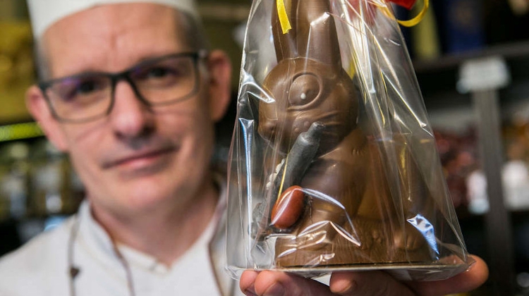 Watch: Chocolatier's 'Vaccine Bunnies' Offer Hope For Easter In Hungary