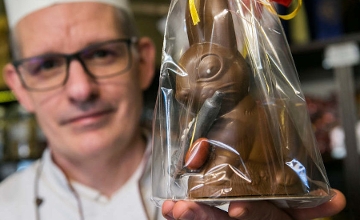 Watch: Chocolatier's 'Vaccine Bunnies' Offer Hope For Easter In Hungary