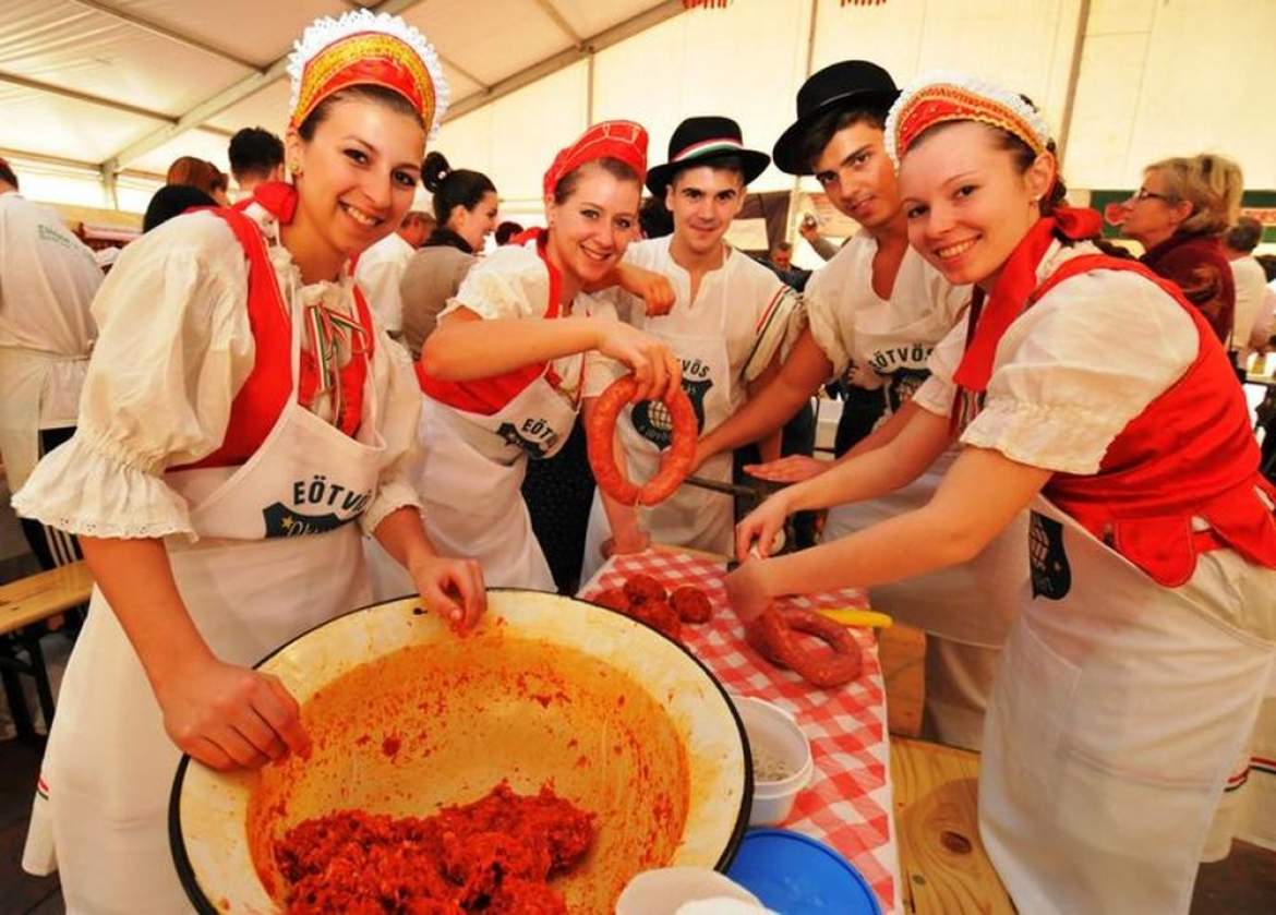Watch: Rural Sausage Festival in Hungary - 