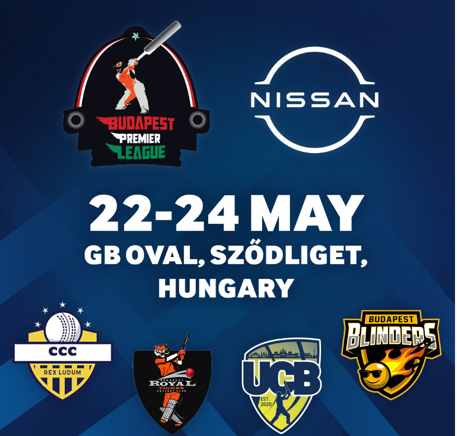 Budapest Premier League Cricket Tournament, Sződliget, 22-24 May