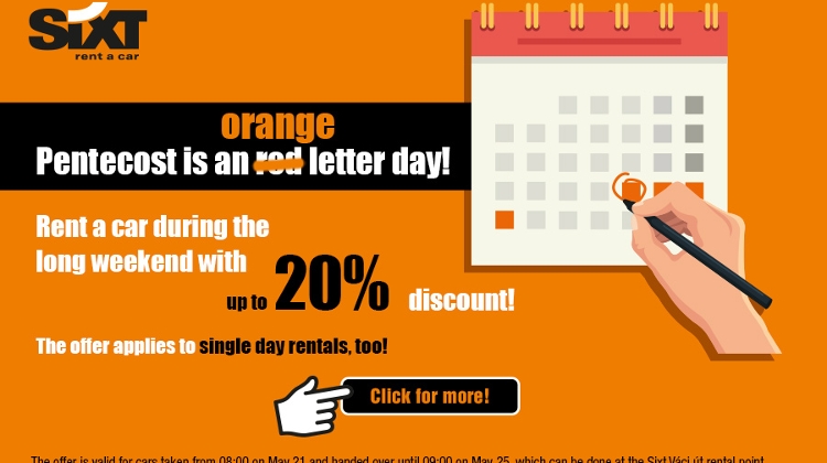 Special Offer For Pentecost Weekend From Sixt Rent A Car Budapest