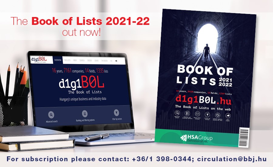 'Book of Lists 2021-2022' by Budapest Business Journal