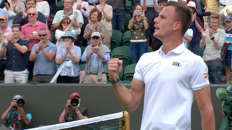 Watch: Hungarian into Wimbledon Quarter-Finals