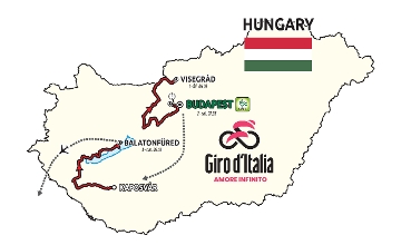 Giro D'italia to Set Off From Budapest Next May
