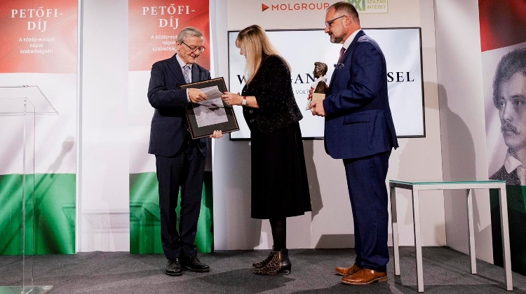 Austrian Gets Petofi Award at House of Terror Museum in Budapest