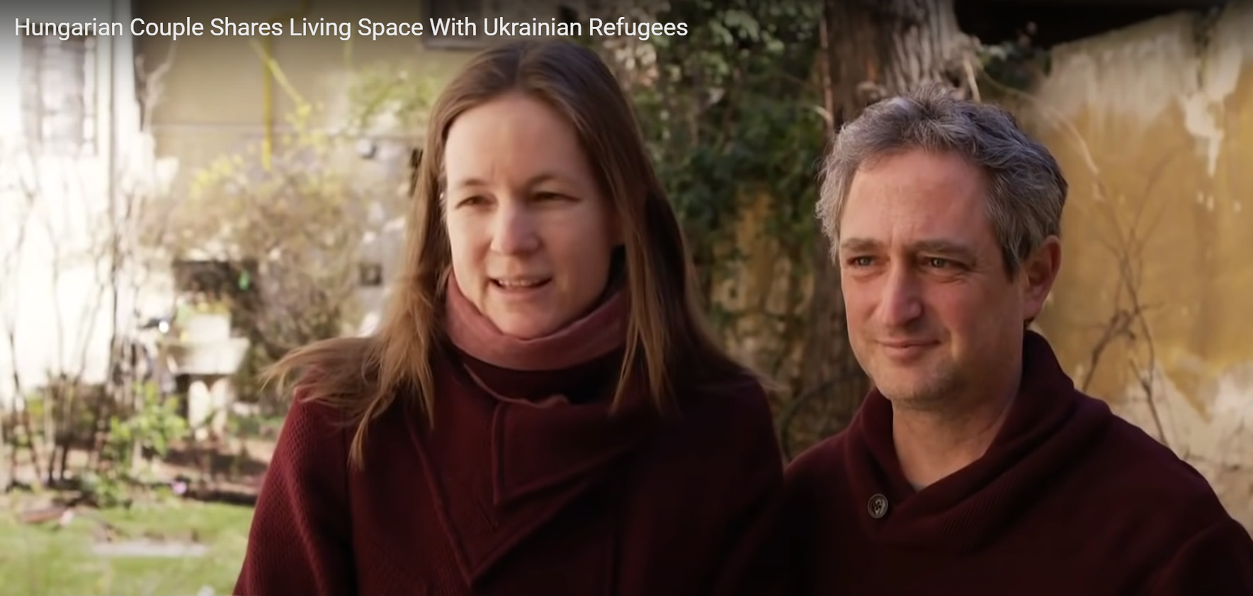 Watch: Hungarian Couple Shares Living Space With Ukrainian Refugees