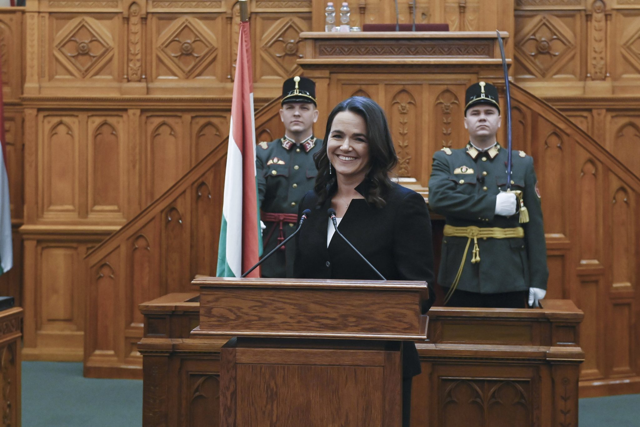 Watch: First Female President In Hungary Elected