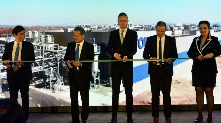 HUF 127 Billion Battery Separator Film Plant Inaugurated in Hungary