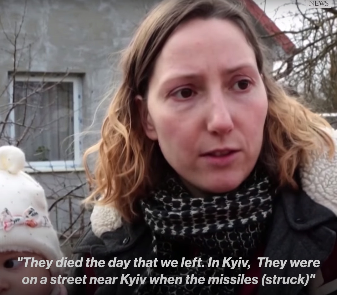 Watch: Ukrainian Refugee Tells Her Story of Escaping to Hungary