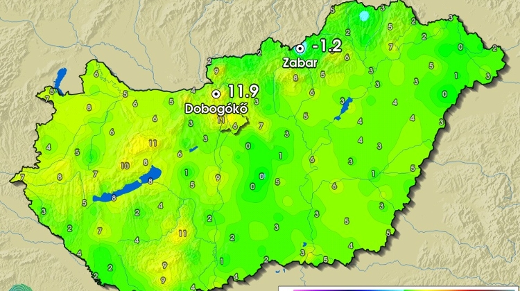 Cold Weather Record for May 19 Broken in Hungary