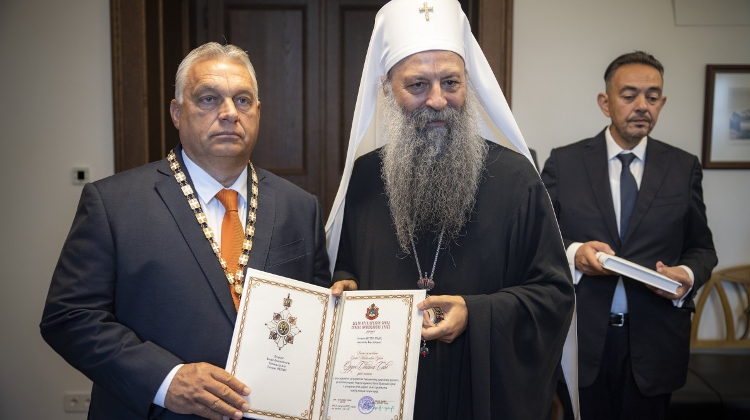 Serbian Orthodox Patriarch Decorates Orbán