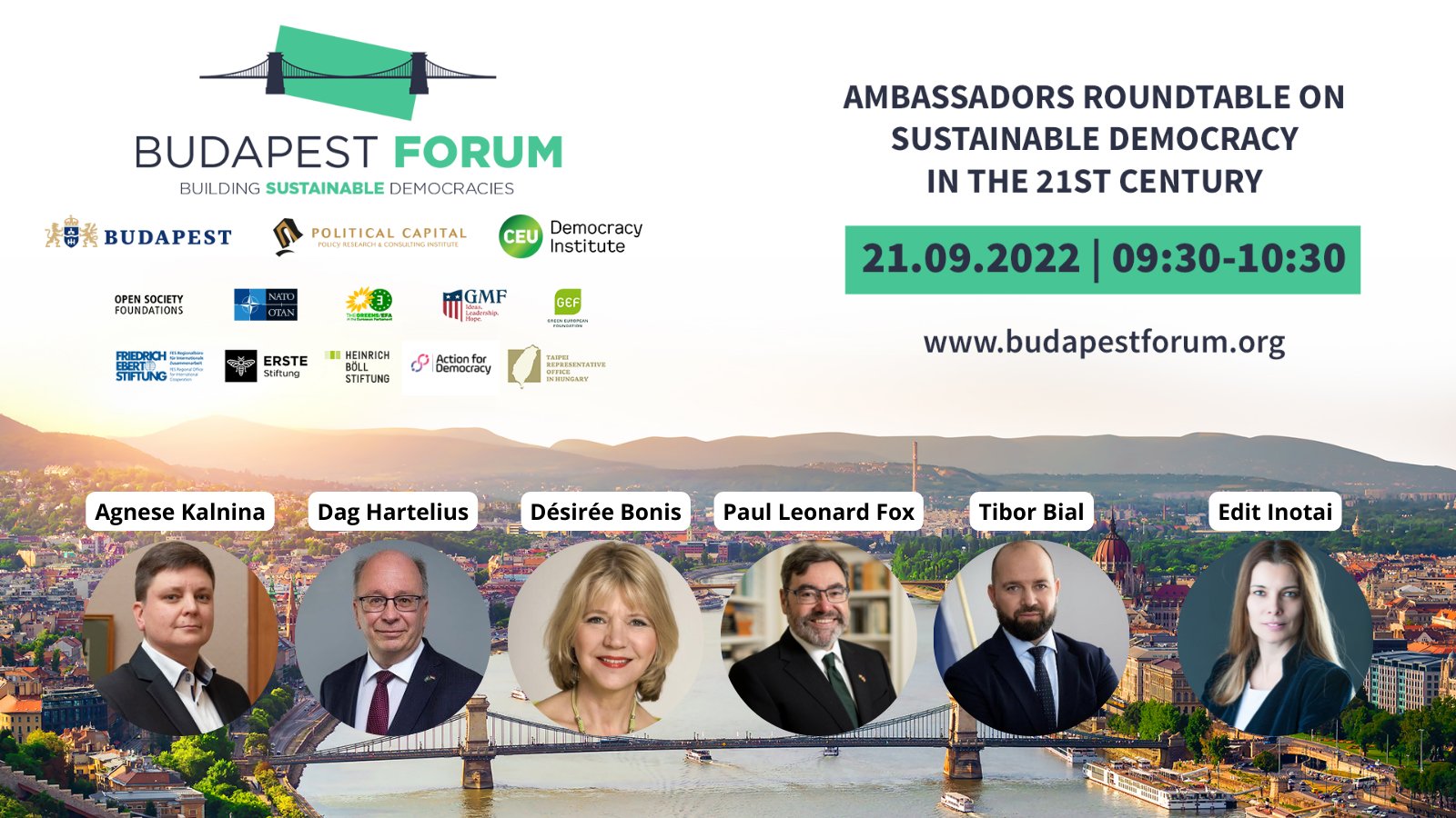 Watch: Ambassadors in Budapest on Sustainable Democracy in 21st Century