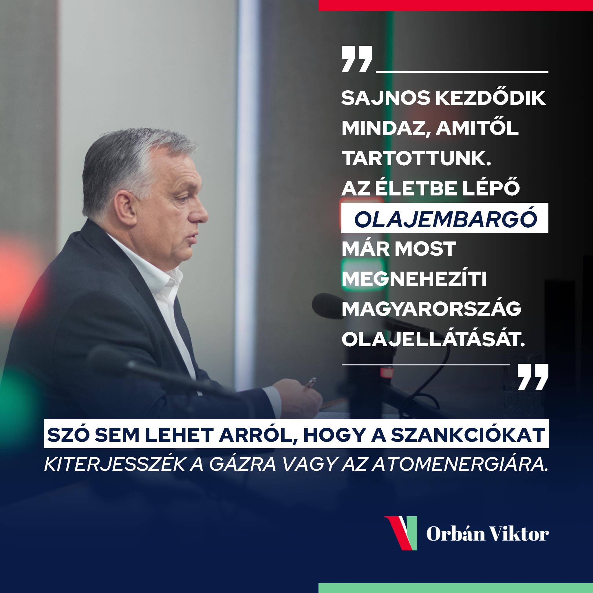 Orbán Warns of Consequences of EU Sanctions, Opposition in Hungary Slam His Remarks