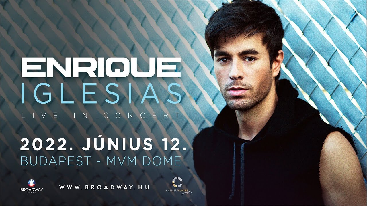 Enrique Iglesias Concert, MVM Dome Budapest, 12 June