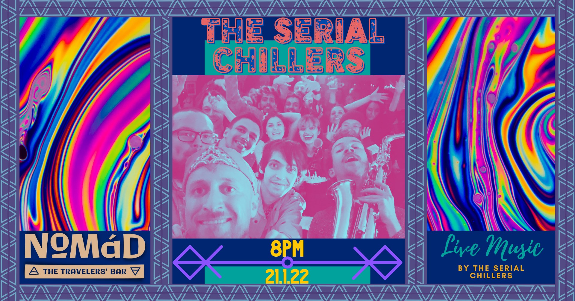 The Serial Chillers Live, Nomád Travelers' Bar Budapest, 21 January