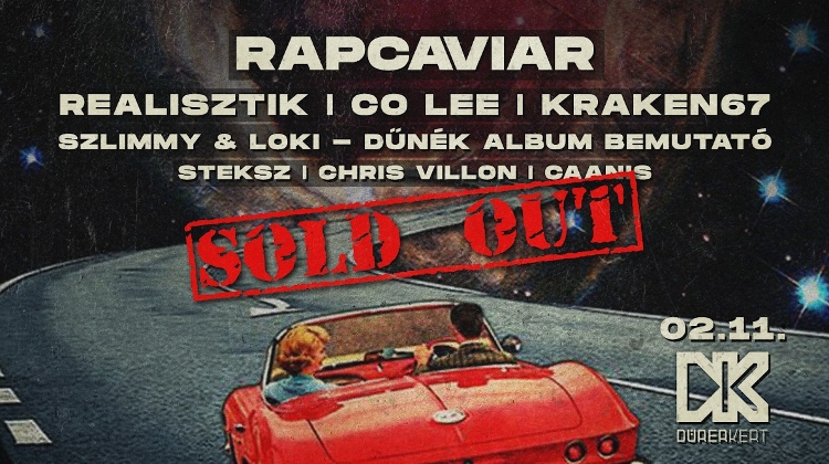 RapCaviar w/ Oh Babar, Co Lee, Kraken67, Dürer Kert Budapest, 11 February