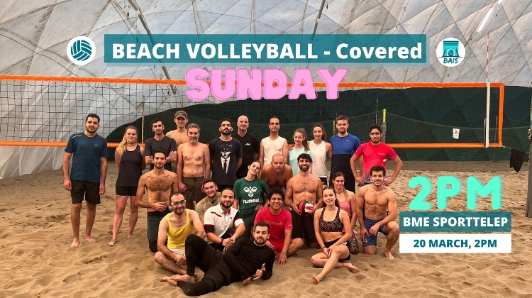 Beach Volleyball w/ BAIS, BME Sporttelep Budapest, 20 March