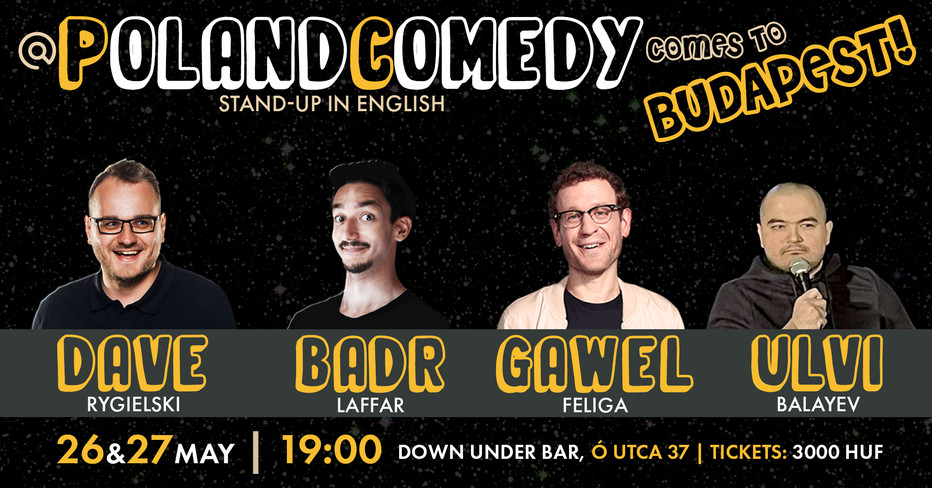 Best of @Poland Comedy, Down Under Bar Budapest, 26 May