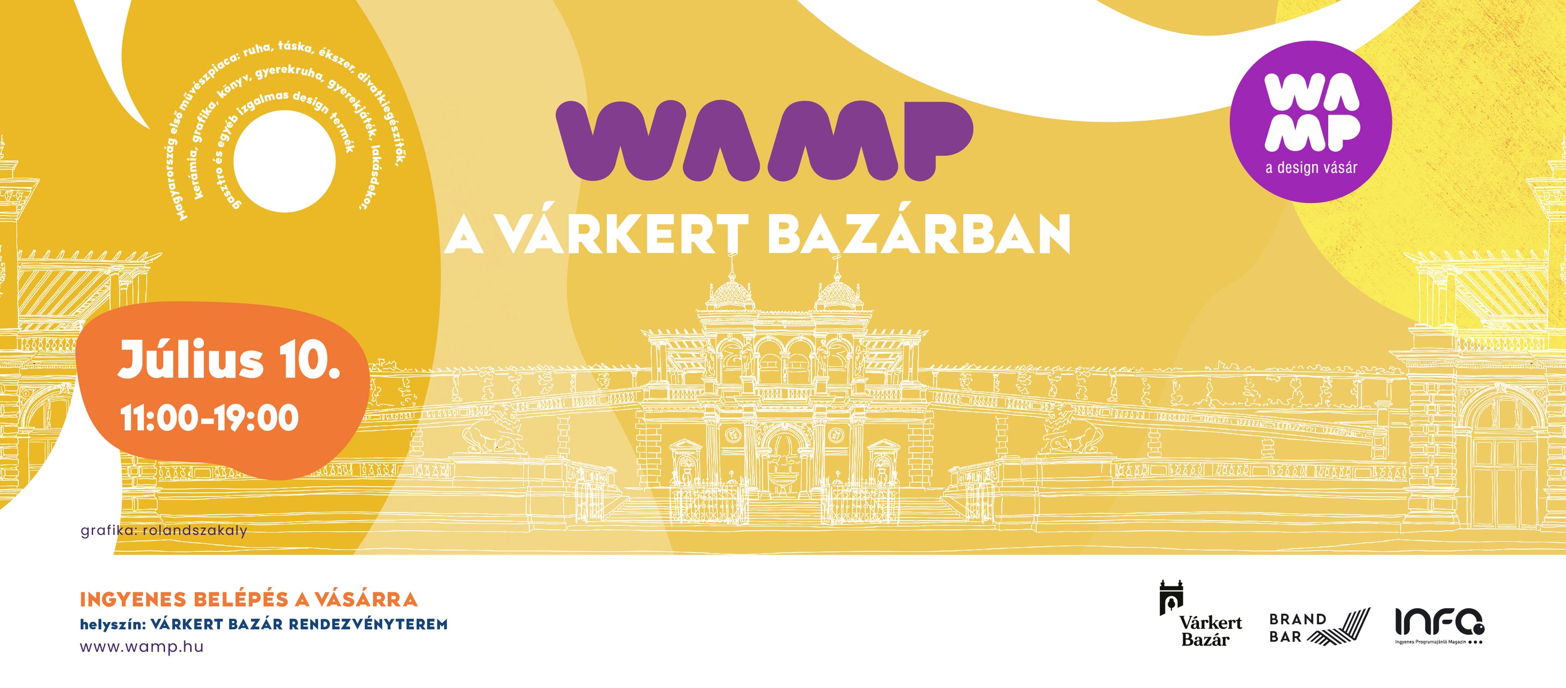 Wamp Design Market, Várkert Bazár Budapest, 10 July